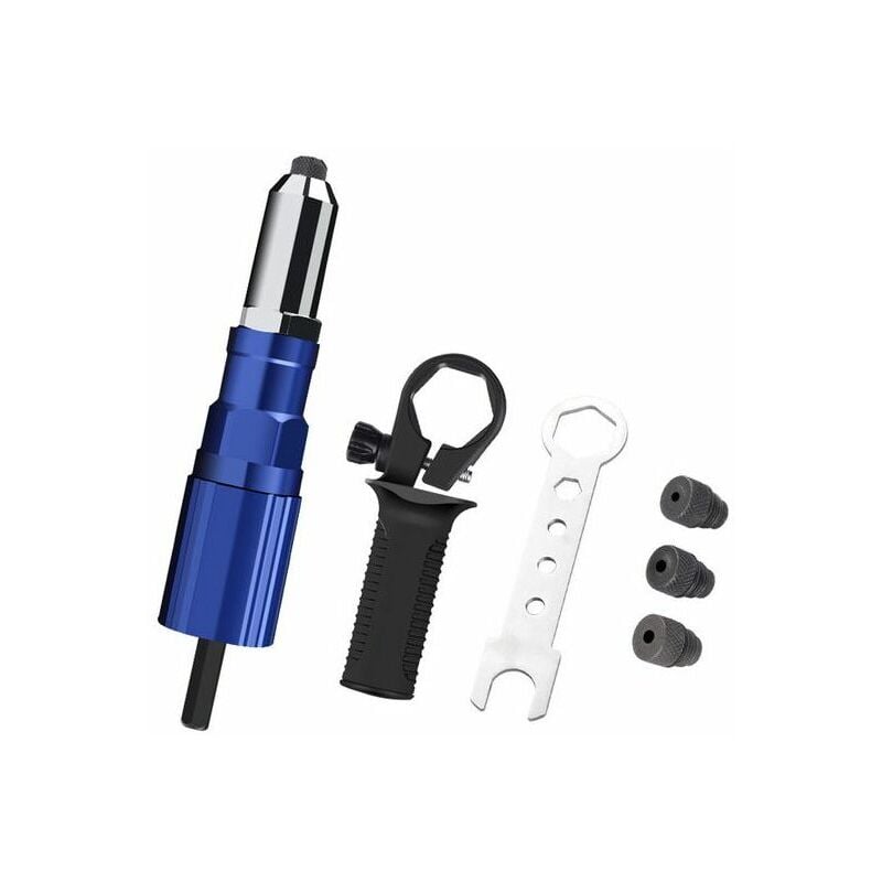 Pistolet à rivets électrique 2.44.8mm Rivet écrou pistolet adaptateur de foret outil de rivetage écrou tirer rivet outil