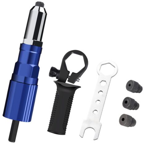 Pistolet à rivets électrique 2.44.8mm Rivet écrou pistolet adaptateur de foret outil de rivetage écrou tirer rivet outil