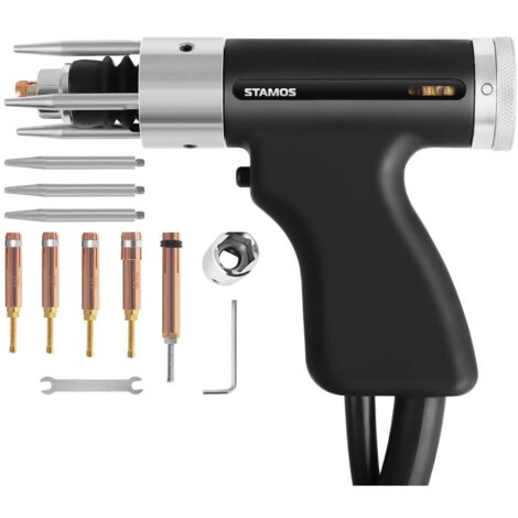 Pistolet A Souder Goujon 40 Mm Torche Soudage Poste De Redressage M3 - M10 F - Noir