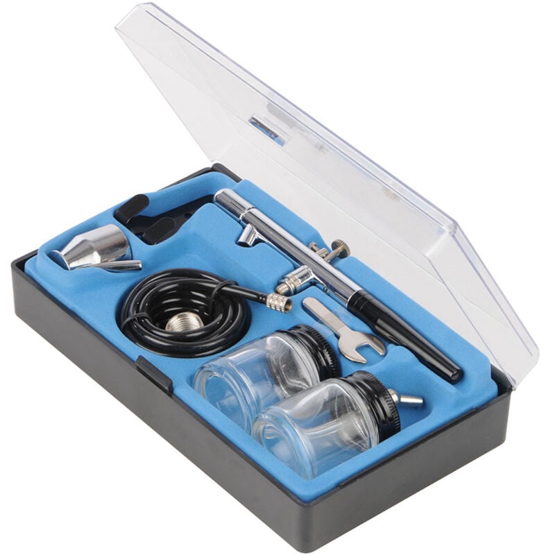 Bgs Technic - Pistolet aerographe bgs - coffret de 6 pieces