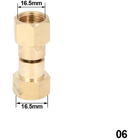 Pistolet anti-torsion pour raccord de tuyau M22 M14 G1/4 G3/8, adaptateur de raccord pivotant, embout de pulvérisation pour tuyau à rotation à 360°00873