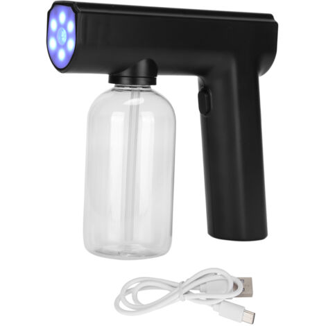 Pistolet Brumisateur Portable Multifonction - Pulvérisateur Électrique sans Fil pour Nettoyage - Noir
