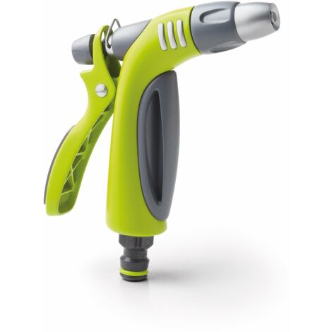 Pistolet d'arrosage en métal-caoutchouc - Vert