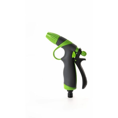 Pistolet d'arrosage et de nettoyage - Suan - Jets ajustables - Dimensions : 19,5 x 12,4 x 3,8 cm - Vert