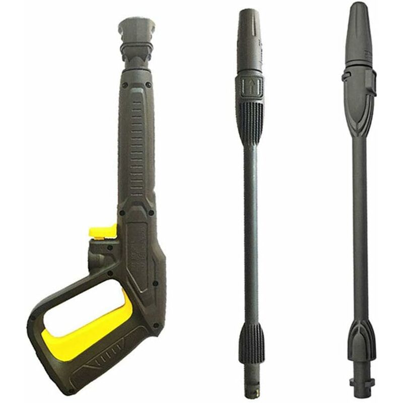 Aougo - Pistolet déclencheur haute pression et 2 lance de jet, 150 bar 2200 psi Pièces de rechange pour Karcher K2 K3 K4 K5 K6 K7