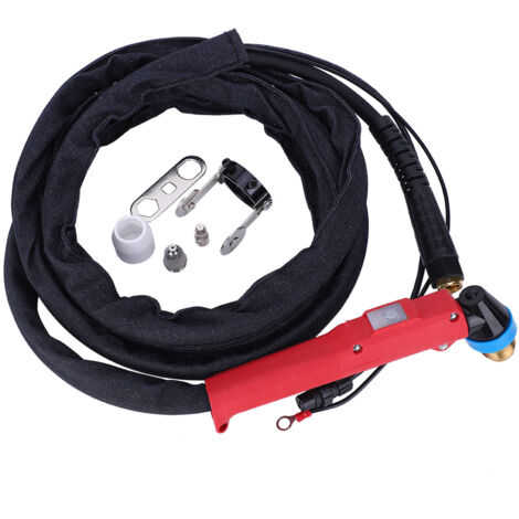 Pistolet de Découpe P80, Câble 80A de 4M, Allumage HF, Torche de Découpe Compatible avec la Norme P80 pour Machine de Découpe 80A.