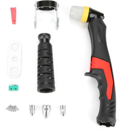 Pistolet de découpe plasma avec corps ergonomique, haute résistance au feu, poids de 580 g, modèle P80, adapté à la découpe de tôles en fer sur une plateforme de découpe