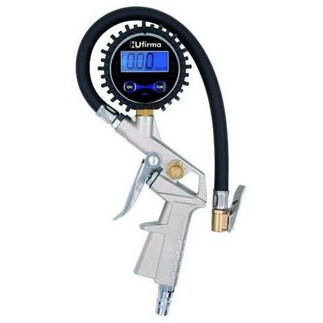 Pistolet de gonflage Hu-Firma avec manomètre numérique et attache rapide