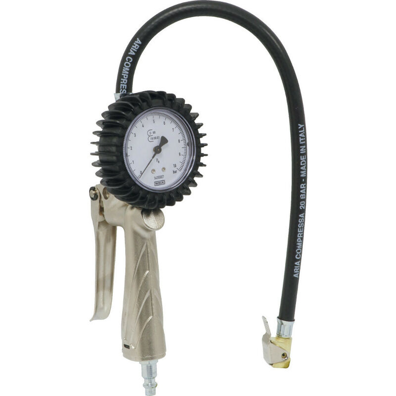 Sodise - Pistolet de gonflage professionnel métal -flexible 80 cm Diam 60mm Manomètre -drakkar equipement 06369