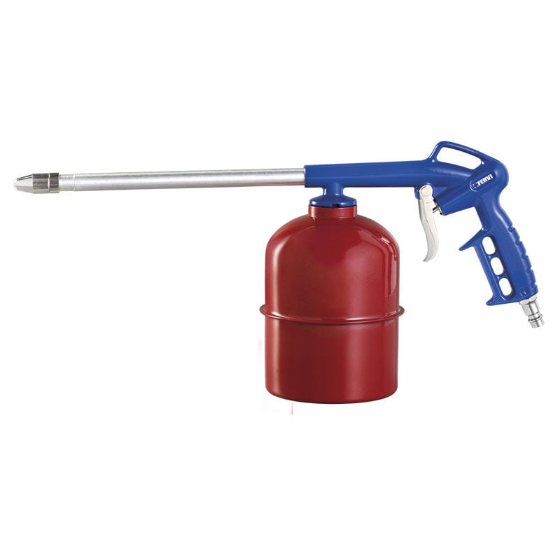 Pistolet de lavage a air comprime avec reservoir Fervi w021pn