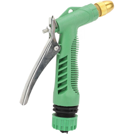 Pistolet de Lavage Haute Pression pour Voiture, Embout Long Vert, Poignée Ergonomique Antidérapante