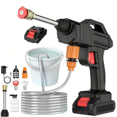 Pistolet de lavage haute pression sans fil 50Bar, batterie Makita 24V, pour nettoyage extérieur (1 batterie)Style 3