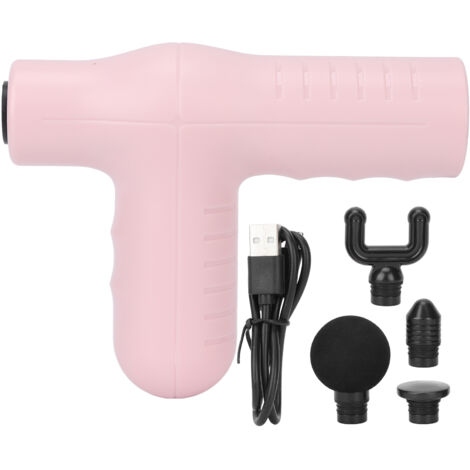 Pistolet de Massage Musculaire Portable USB, Appareil de Massage Électrique pour Corps et Muscles Profonds