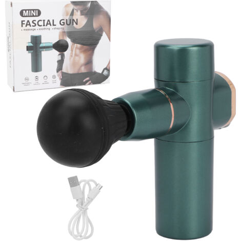 Pistolet de Massage Percussion Musculaire pour Sportifs - Soulagement Douleurs Profondes (Vert)