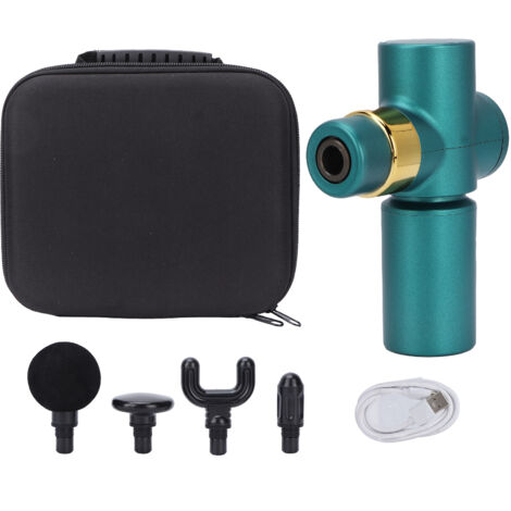 Pistolet de Massage Percussion pour Muscles Profonds, Appareil Électrique Portable de Massage Corporel