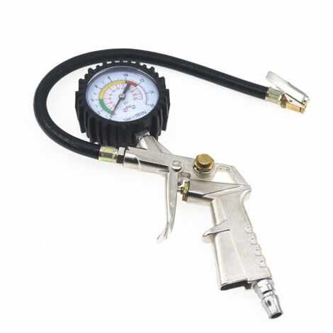 Pistolet de mesure de pression de pneus haute précision pour voitures, motos, manomètres, testeurs de pression de pneus et gonfleurs d'air.