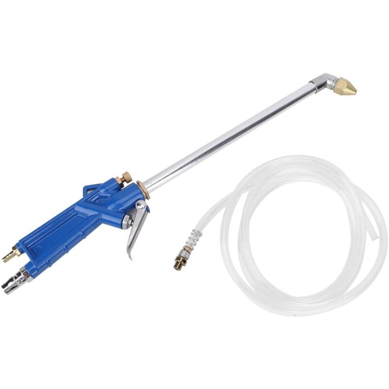 Pistolet De Nettoyage Moteur, D'eau Voiture Pneumatique Outil D'huile Moteur Dégraissant Buses Pulvérisateur Soufflage D'air Avec Tuyau De 4 Pieds