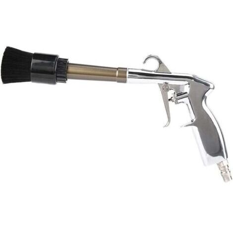 Pistolet de nettoyage pneumatique haute pression tornade pistolet de nettoyage de voiture brosse à tête de corne en alliage