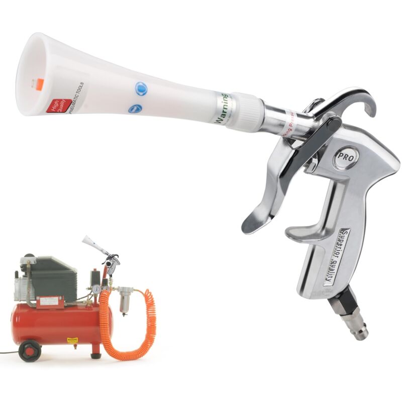 Pistolet de Nettoyage Sec voiture Pistolet de Soufflage à Sec Pistolet à Air Haute Pression Outil de Nettoyage de Compresseur D'air Pneumatique Blow