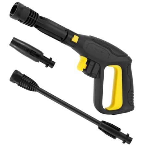 Pistolet de Nettoyeur Haute Pression – Remplaçant avec Lance Extension, Raccord Rapide, Compatible Karcher K2 K3 K4 K5 K6 K7 (150 bar / 2175 PSI)