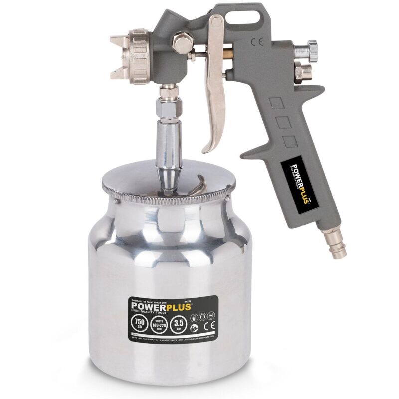 PowerPlus Farbpistole Varo Air0106 Silber 1 5 Mm 750 Cc