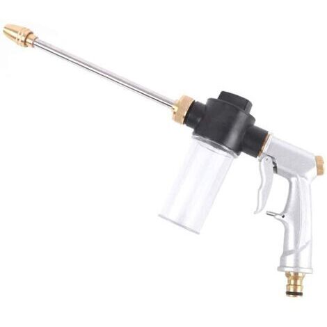 Pistolet de pulvérisation pour tuyau d'arrosage, buse à eau haute pression, pistolet à eau en mousse