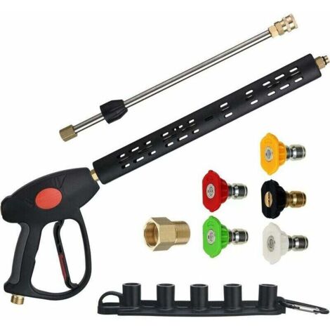 Pistolet de rechange pour nettoyeur haute pression avec rallonge de 101,6 cm (40 pouces).