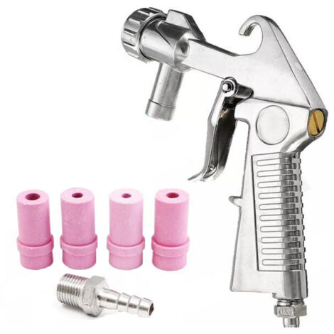 Pistolet de sablage à Air, Siphon à Air, outil abrasif, buses en céramique, Kit de pointes, outils électriques, pulvérisate
