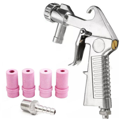 Pistolet de sablage à air Siphon à air Outil de meulage Buses en céramique Kit de pointe Outils électriques Pulvérisateur
