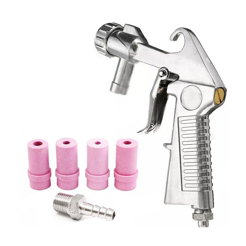 Lucky-88 - Pistolet de sablage à Air, Siphon à Air, outil abrasif, buses en céramique, Kit de pointes, outils électriques, pulvérisateur