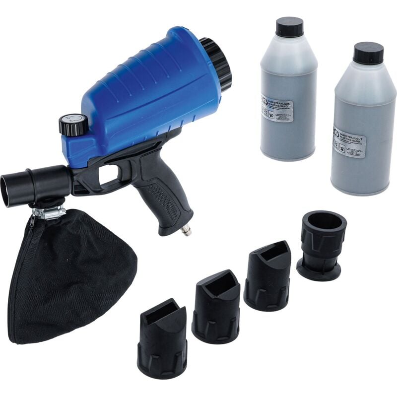 Bgs Technic - Pistolet de sablage pneumatique avec accessoires 3 pièces