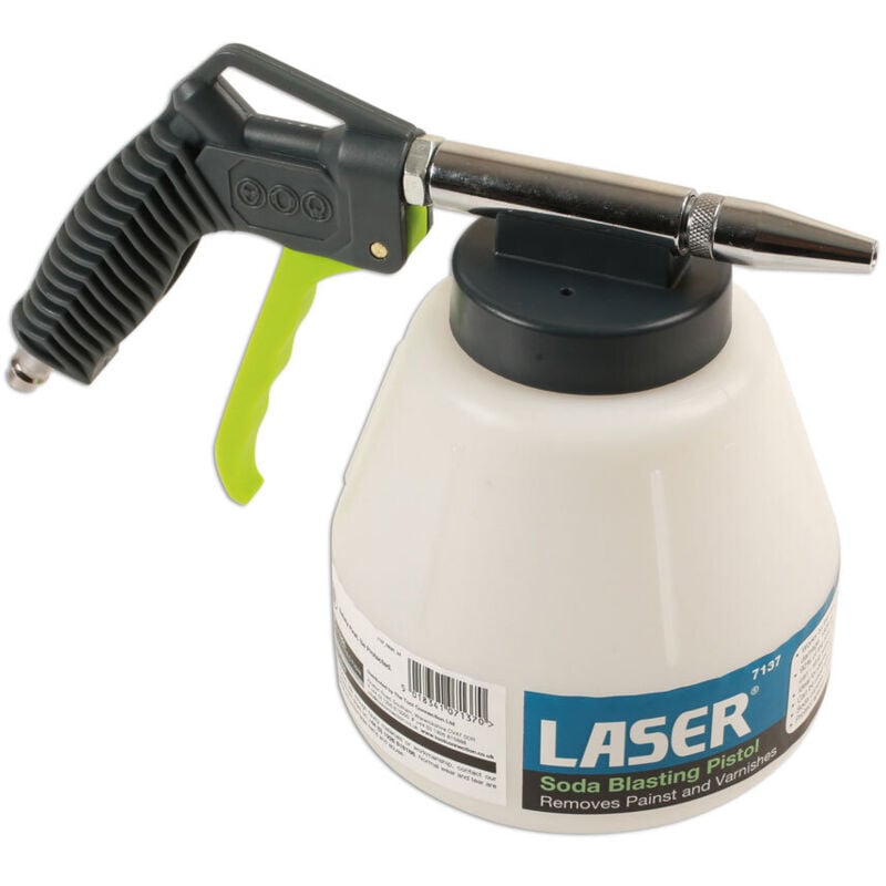 Laser Tools - Pistolet de sablage pneumatique decapeur bicarbonate de soude laser 7137