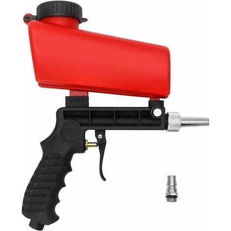 pistolet de sablage pneumatique, machine de sablage, embouts de sablage pneumatique remplaçables et raccord rapide