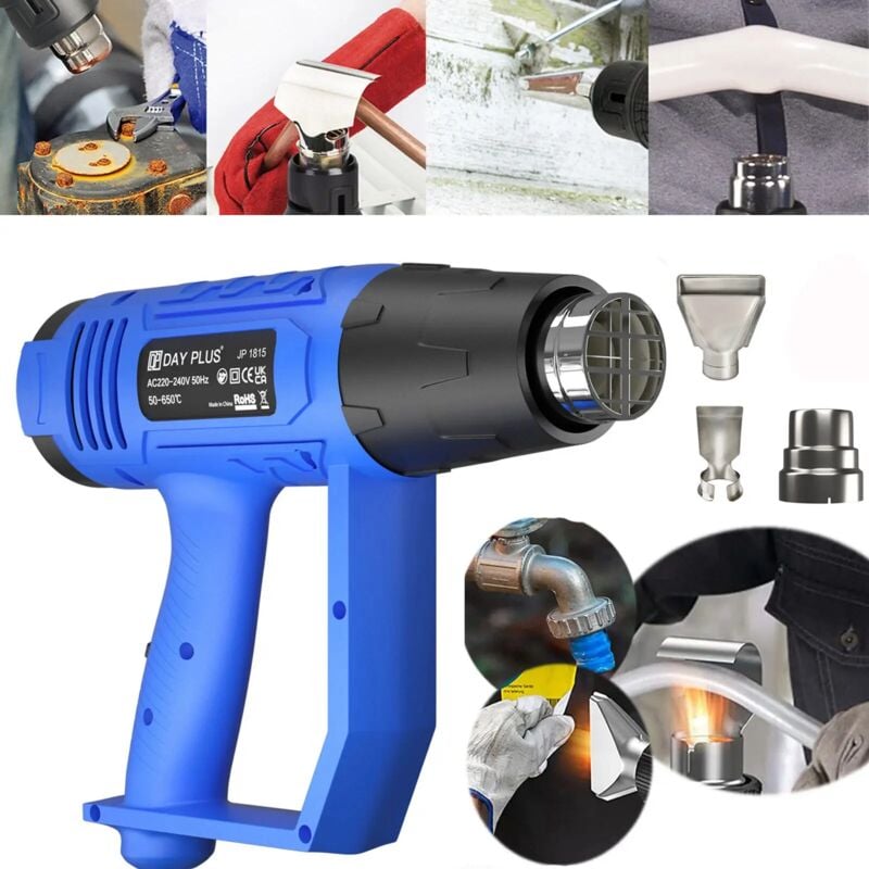 Day Plus - Pistolet de soudage industriel à tonalité constante pour la cuisson des plastiques Séchoir à cheveux pour film de voiture