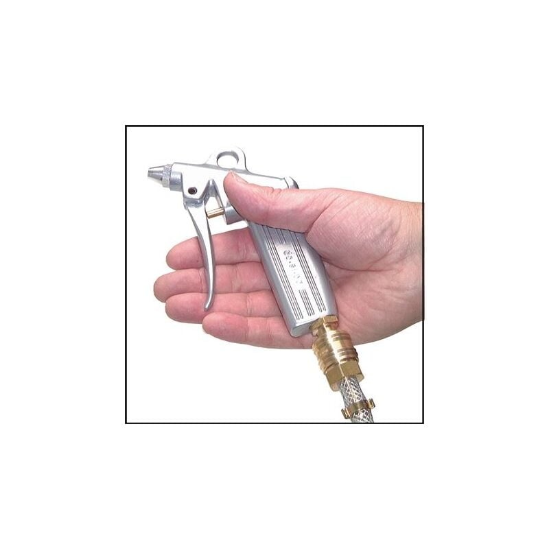 Df Zubehör - Pistolet de soufflage en aluminium, dosable nw 7,2 avec embout court 1,5 (standard)