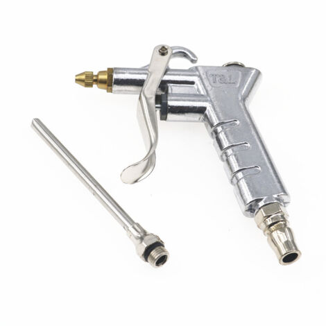 Pistolet de Soufflage Haute Pression avec Buse en Laiton Réglable - Soufflette Pneumatique pour Dépoussiérage - Pistolet à Air Comprimé pour Atelier Mécanique