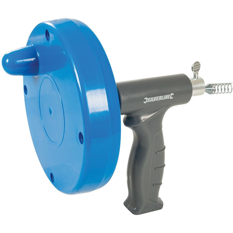 Silverline - Pistolet deboucheur furet de canalisations 6 m x 6 mm