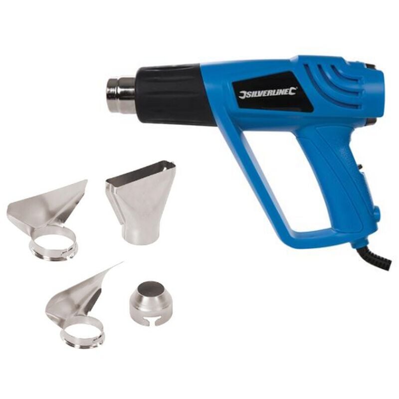 Silverline - Top promo pistolet decapeur reglable 2 000 w