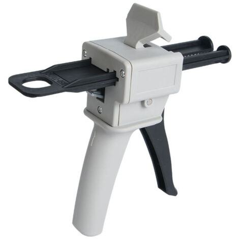 Pistolet Distributeur Époxy 50 ml, AB Pistolet à Colle Époxy Poignée Applicateur pour Mélange Colle, Ratios 1:1 et 2 :1