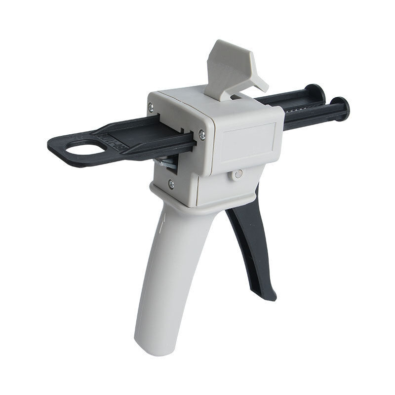 Pistolet Distributeur Époxy 50 ml, ab Pistolet à Colle Époxy Poignée Applicateur pour Mélange Colle, Ratios 1:1 et 2 :1 (Pistolet)
