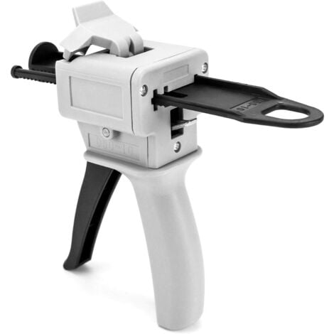 Pistolet distributeur époxy 50 ml, pistolet distributeur mélangeur pour mélange de colle, rapport 10:1, buse de mélange statique