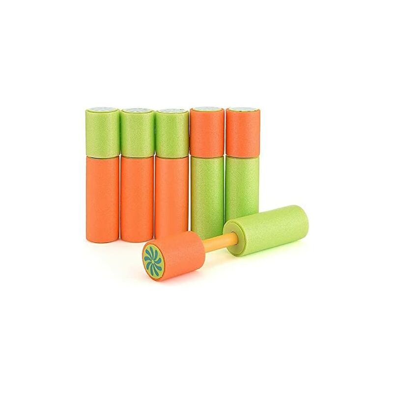 Pistolet à Eau, Pistolet à Eau en Mousse 6pcs Our Les Enfants d'été Jouets de Bain de Plage de Natation, pour Les Enfants comme Cadeaux (6pcs)