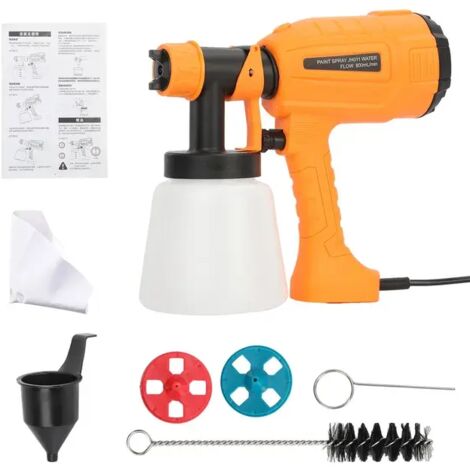 Pistolet électrique 700W, pulvérisateur de peinture portatif, 3 modes de pulvérisation, adapté aux meubles, armoires, clôtures, murs