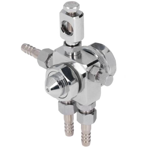 Pistolet en acier inoxydable ST-6 Mini-pistolet automatique Pistolet de peinture automatique Calibre 2 mm