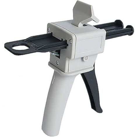 Pistolet époxy distribué 50 ml, poignée de pistolet à colle époxy AB pour mélanger la colle, rapport 1:1 et 2:1 (pistolet