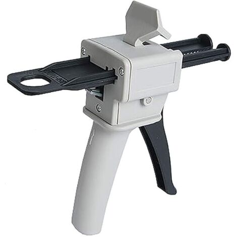 Pistolet époxy distribué 50 ml, poignée de pistolet à colle époxy AB pour mélanger la colle, rapport 1:1 et 2:1 (pistolet)
