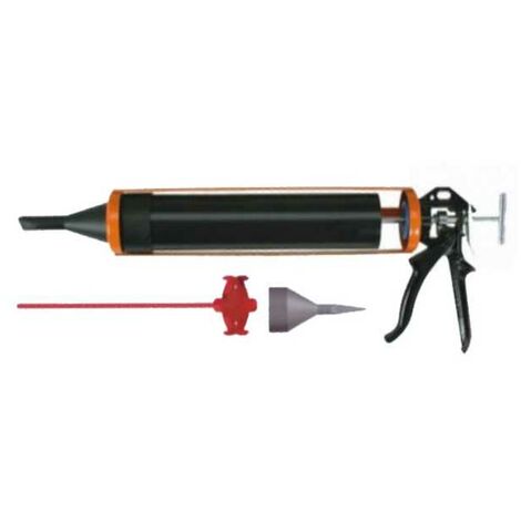 Pistolet extrudeur à colle 1000 ml – Alimentation par friction – Buse alternative incluse – Pour mortier de ciment – COX