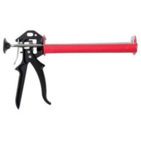 Pistolet extrudeur manuel 380ml – Double barre de poussée – Corps en acier épais – Système anti-gouttes pour scellement chimique – Batifix
