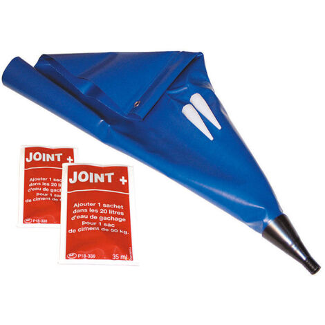 Kit de joints toriques 180370 – 1 poche, 2 buses, 2 sachets d'adjuvant 35 mL – Pour pierres de parement – Fabrication française – Mejix