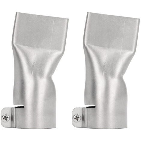 Pistolet extrudeur  soudage plates à large ouverture de 40 mm en acier inoxydable résistant à la chaleur pour pistolet thermique - Lot de 2